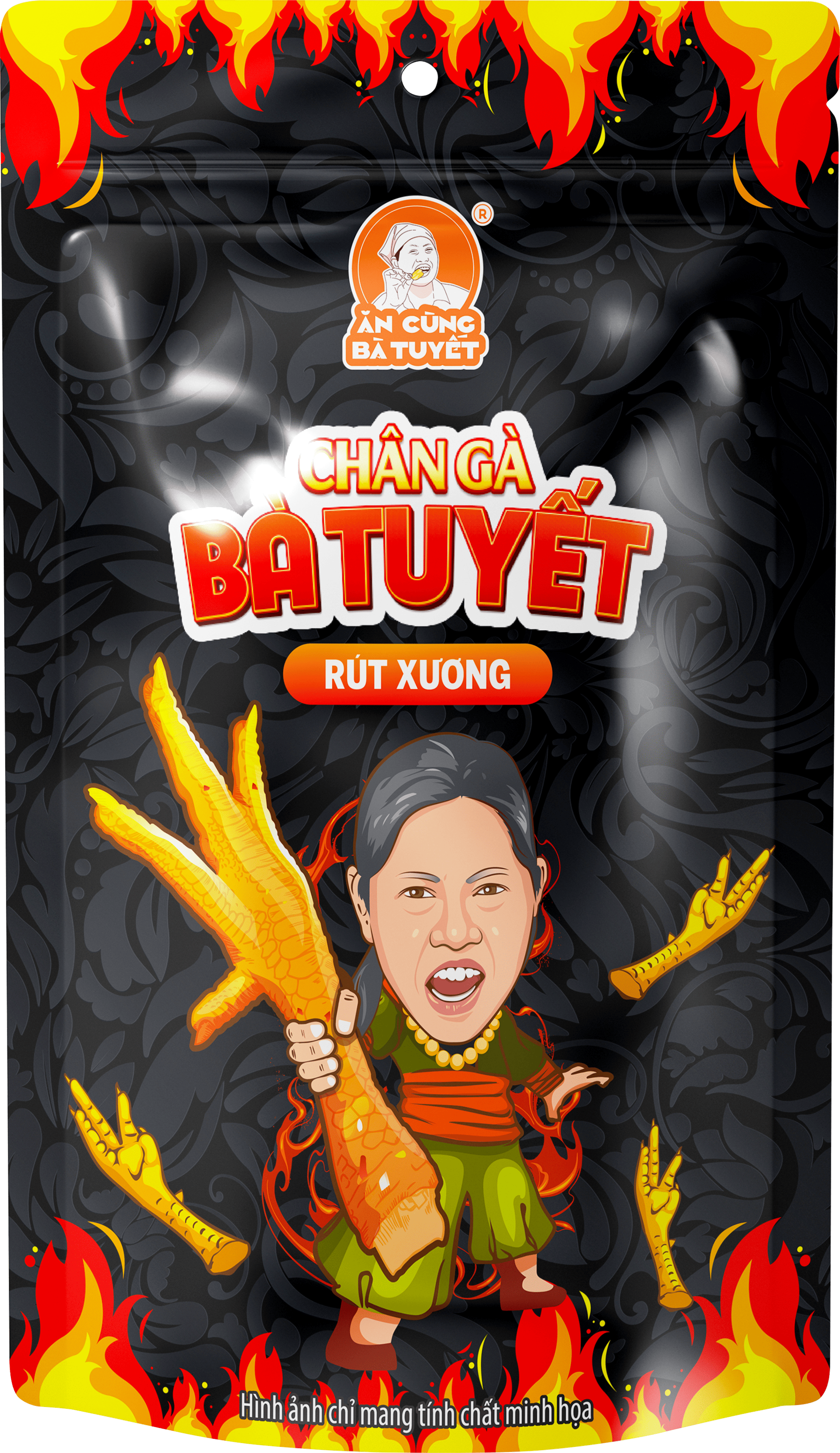 Chân Gà Rút Xương Vị Cay Tê